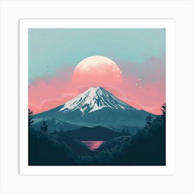 Mt Fuji 4 Art Print