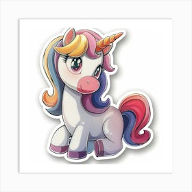 My Little Pony Unicorn Sticker Art Print