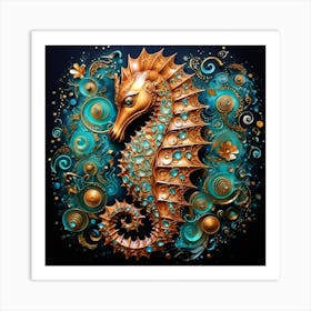 Seahorse 20 Art Print