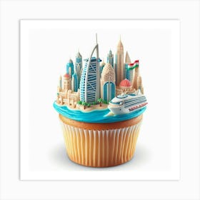 Dubai Cupcake 3 Art Print