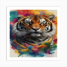 Tiger Painting Art Print