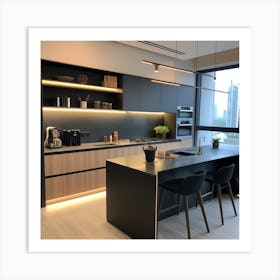 Modern Kitchen 2 Art Print