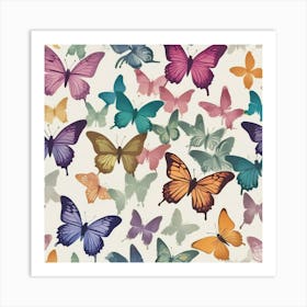 Butterflies 10 Art Print