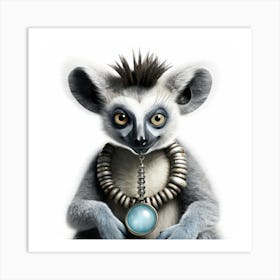 Lemur 2 Art Print