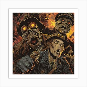 Zombies 2 Art Print