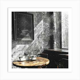 Café on, Such a sad light # 4 Art Print