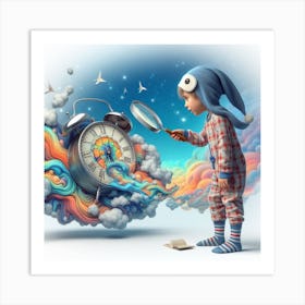 Dreaming Child 1 Art Print