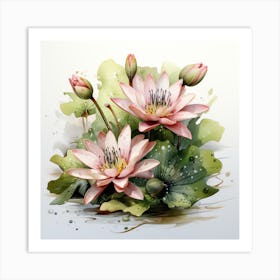 Lotus Flower 36 Art Print