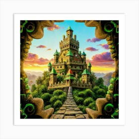 The castle in seicle 15 14 Art Print