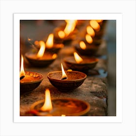 Diwali Lights 12 Art Print