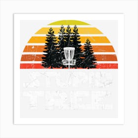 Disc Golf Shirts Stupid Tree Frisbee Golf Art Print