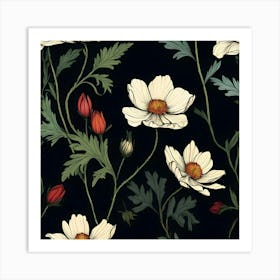 Floral Pattern 20 Art Print