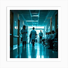 Hospital Corridor 1 Art Print