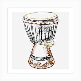 Djembe Music S Art Print