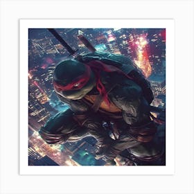 Ninja Turtles Raphael Art Print