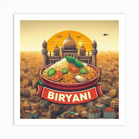 Briyani Art Print