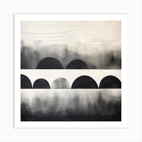 The Misted Early Mornings 4 Art Print