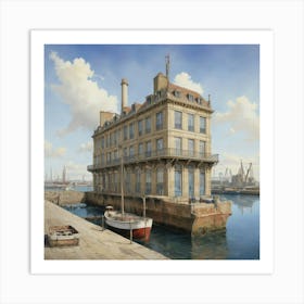 La Capitainerie Le Havre Art Print 0 Art Print