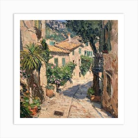 Street In Mallorca 2 Art Print