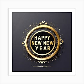 Happy New Year 24 Art Print