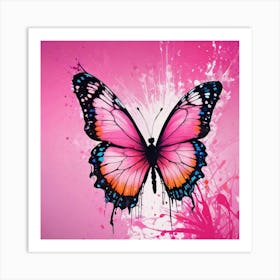 Butterfly Painting 134 Art Print