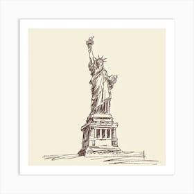 Statue Of Liberty 14 Art Print