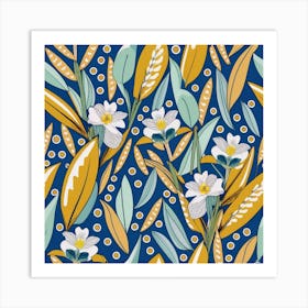 Floral Pattern 16 Art Print