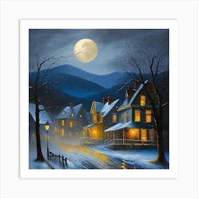 Winter In Sleepy Hollow Art Print