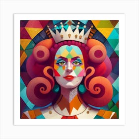 Queeny with Attitude Art Print