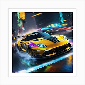 Need For Speed 8 Art Print