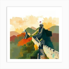 Great Wall Of China 1 Art Print