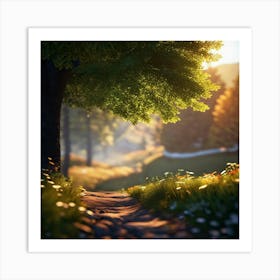 Path In The Woods 15 Art Print