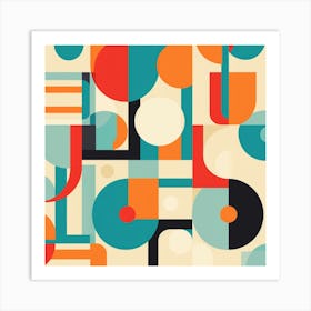 Abstract Geometric Pattern 35 Art Print