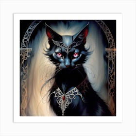 Black Cat 1 Art Print