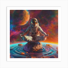 Meditation In Space Art Print