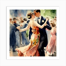 Twenties Dance Art Print