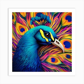 Peacock 7 Art Print