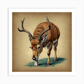 Deer! 7 Art Print