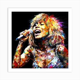 Who Is Tina Turner - Tina Turner Tribute Art Print