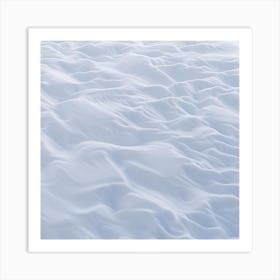 Snowy Landscape Art Print