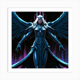 Angel Of Death 4 Art Print