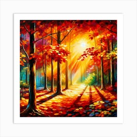 Autumn Forest 7 Art Print