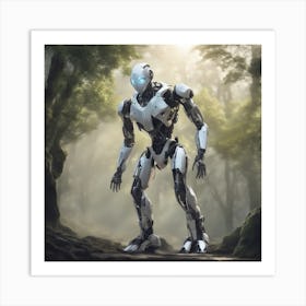 A Highly Advanced Android With Synthetic Skin And Emotions, Indistinguishable From Humans 18 Art Print
