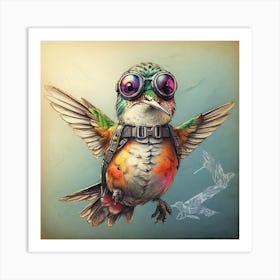 Hummingbird 66 Art Print