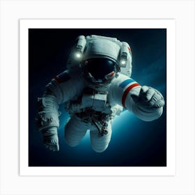 Astronaut In Space 11 Art Print