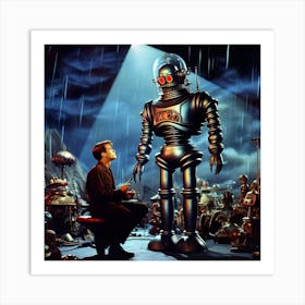 Robot From Outer Space Art Print