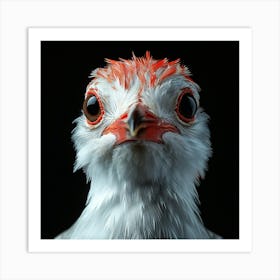 Portrait Of A Bird Art Print