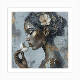 'Golden Girl' 4 Art Print