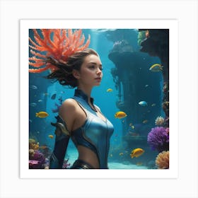 Mermaid 2 Art Print