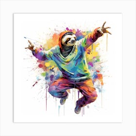 Sloth - Dance Art Print